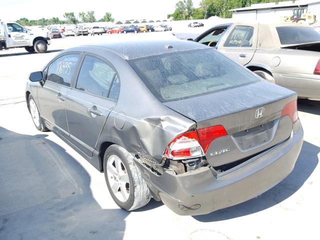 1HGFA16998L028135 - 2008 HONDA CIVIC EXL GRAY photo 3