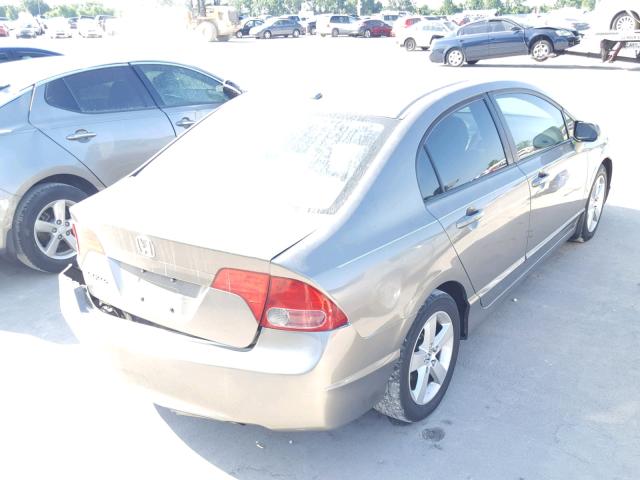 1HGFA16998L028135 - 2008 HONDA CIVIC EXL GRAY photo 4