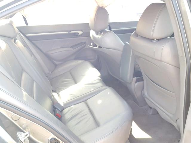 1HGFA16998L028135 - 2008 HONDA CIVIC EXL GRAY photo 6