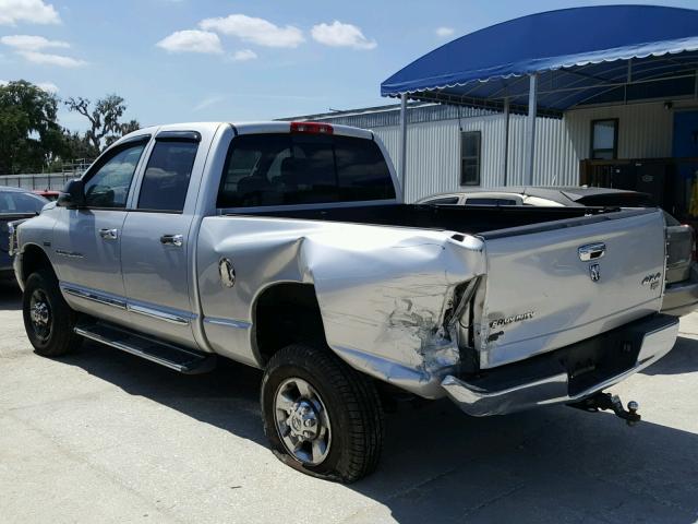 3D7KS28D66G100829 - 2006 DODGE RAM 2500 S WHITE photo 3
