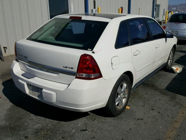 1G1ZT62895F101085 - 2005 CHEVROLET MALIBU MAX WHITE photo 4