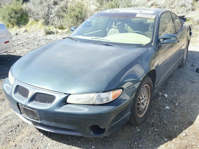 1G2WP12K7XF315755 - 1999 PONTIAC GRAND PRIX GREEN photo 2