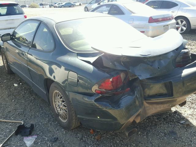 1G2WP12K7XF315755 - 1999 PONTIAC GRAND PRIX GREEN photo 3