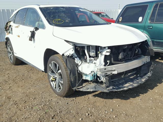 2T2BGMCA1HC013482 - 2017 LEXUS RX 450H WHITE photo 1