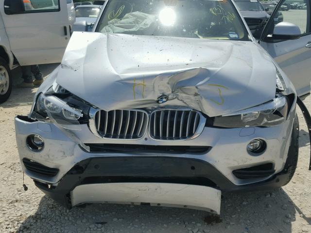 5UXWZ7C52G0R31706 - 2016 BMW X3 SDRIVE2 SILVER photo 7