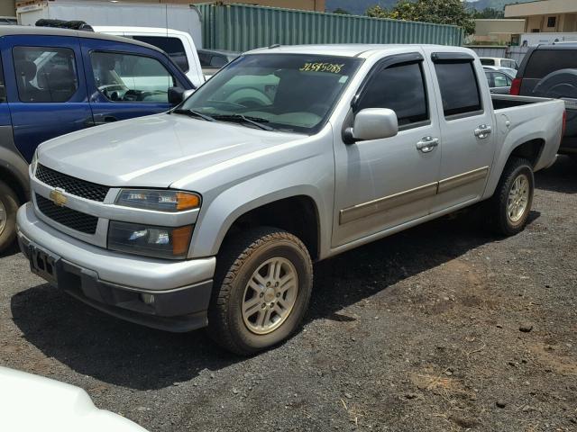 1GCHTCFE6C8162431 - 2012 CHEVROLET COLORADO L SILVER photo 2