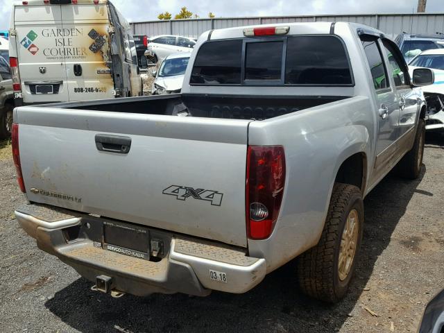1GCHTCFE6C8162431 - 2012 CHEVROLET COLORADO L SILVER photo 4