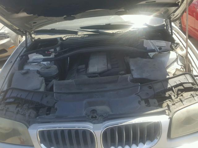 WBXPA73435WC45498 - 2005 BMW X3 2.5I SILVER photo 7