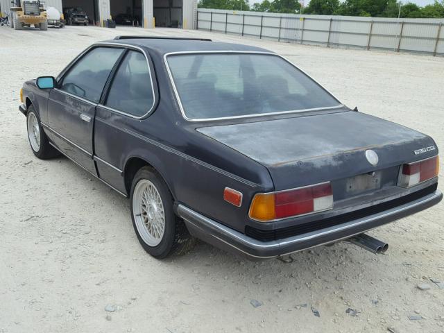 WBAEC810208183460 - 1985 BMW 635 BLUE photo 3