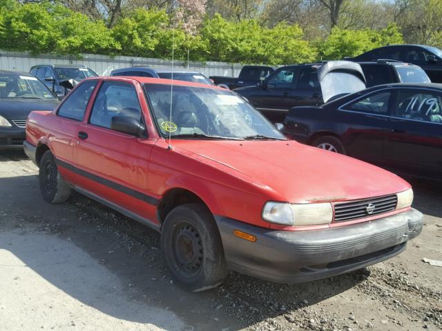 1N4EB32A3PC719717 - 1993 NISSAN SENTRA E RED photo 1