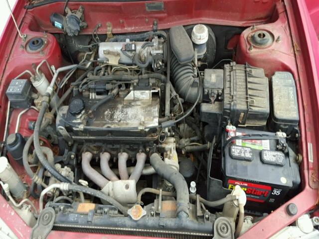 JA3AY26C2YU025124 - 2000 MITSUBISHI MIRAGE DE RED photo 7