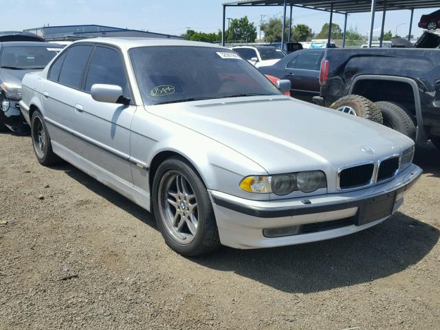 WBAGG83471DN83438 - 2001 BMW 740 I AUTO SILVER photo 1