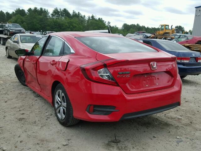 2HGFC2F56GH548477 - 2016 HONDA CIVIC RED photo 3