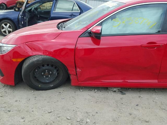 2HGFC2F56GH548477 - 2016 HONDA CIVIC RED photo 9