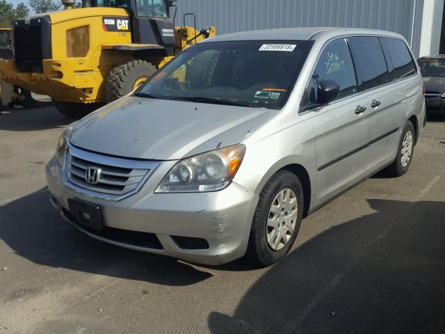 5FNRL38248B024224 - 2008 HONDA ODYSSEY LX SILVER photo 2