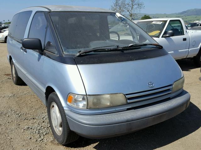 JT3AC12R8P1103673 - 1993 TOYOTA PREVIA LE BLUE photo 1