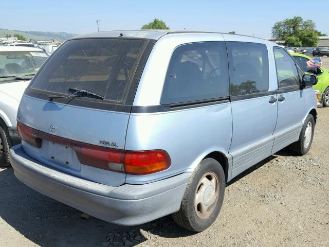 JT3AC12R8P1103673 - 1993 TOYOTA PREVIA LE BLUE photo 4