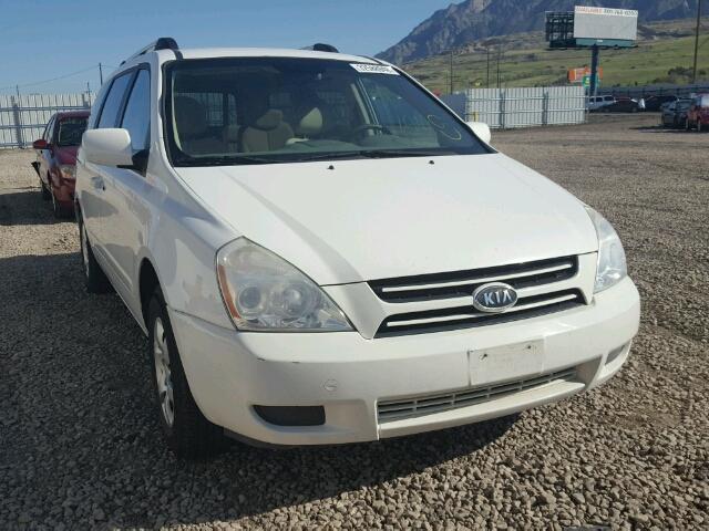 KNDMB233766078052 - 2006 KIA SEDONA EX WHITE photo 1