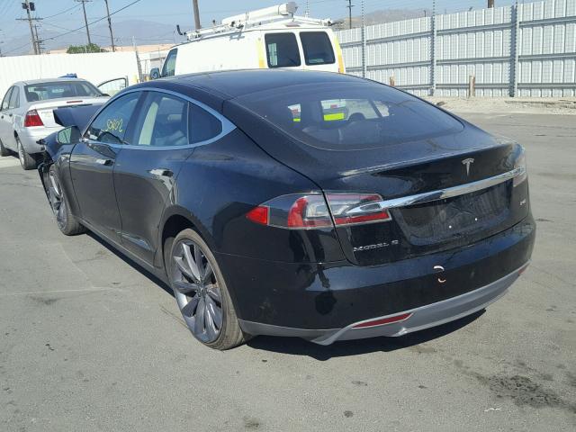 5YJSA1CP4DFP05623 - 2013 TESLA MODEL S BLACK photo 3