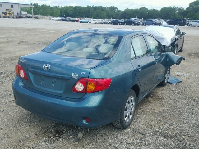 1NXBU4EE0AZ306260 - 2010 TOYOTA COROLLA/S/ GREEN photo 4