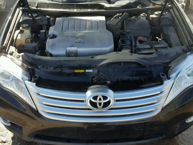 4T1BK3DB0BU390878 - 2011 TOYOTA AVALON BAS BLACK photo 7