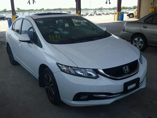 19XFB2F97DE040207 - 2013 HONDA CIVIC WHITE photo 1