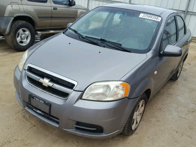 KL1TD56637B095122 - 2007 CHEVROLET AVEO BASE Gri fotoğraf 2