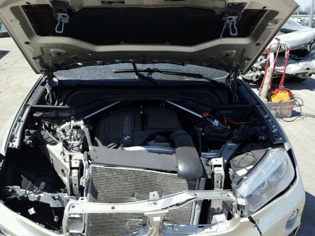 5UXKU2C56F0F95396 - 2015 BMW X6 XDRIVE3 SILVER photo 7