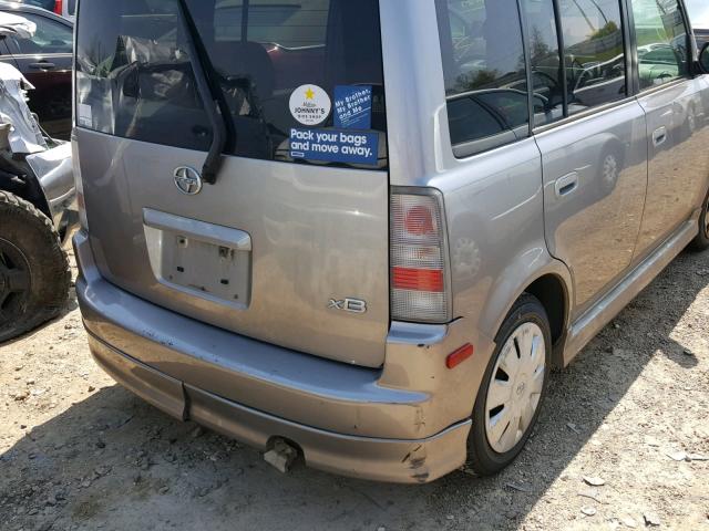 JTLKT324364048714 - 2006 TOYOTA SCION XB ნაცრისფერი ფოტო 9