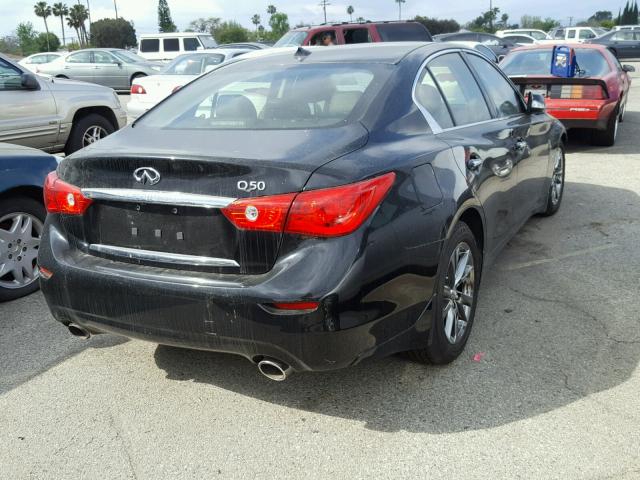 JN1EV7AP3HM741374 - 2017 INFINITI Q50 PREMIU BLACK photo 4