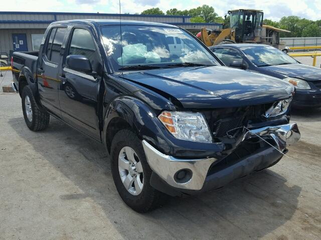 1N6AD0ER1AC430973 - 2010 NISSAN FRONTIER L BLACK photo 1