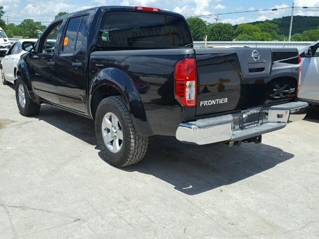 1N6AD0ER1AC430973 - 2010 NISSAN FRONTIER L BLACK photo 3