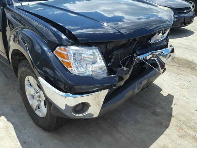 1N6AD0ER1AC430973 - 2010 NISSAN FRONTIER L BLACK photo 9