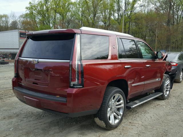 1GYS4CKJ5HR248749 - 2017 CADILLAC ESCALADE P RED photo 4