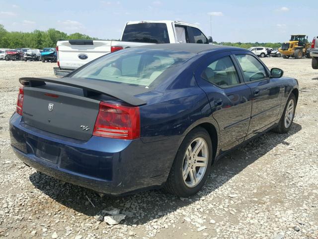 2B3KA53H26H179135 - 2006 DODGE CHARGER R/ BLUE photo 4