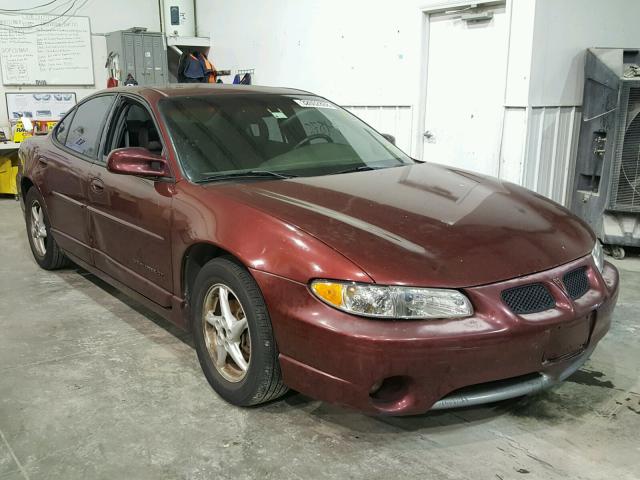 1G2WP52K9YF140935 - 2000 PONTIAC GRAND PRIX MAROON photo 1