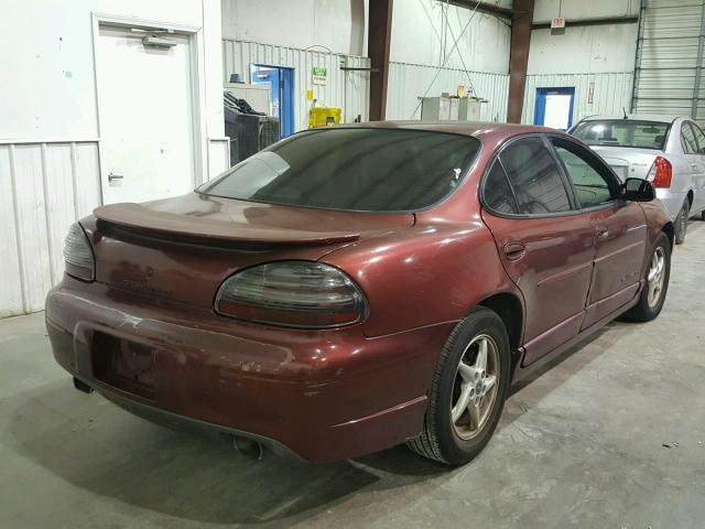 1G2WP52K9YF140935 - 2000 PONTIAC GRAND PRIX MAROON photo 4