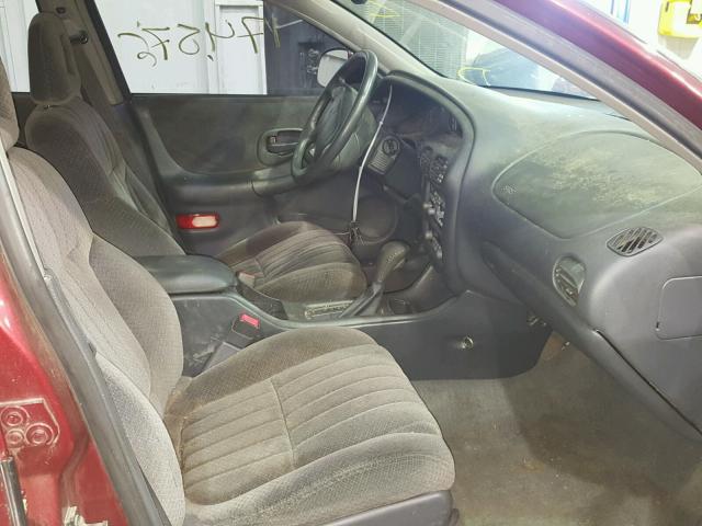 1G2WP52K9YF140935 - 2000 PONTIAC GRAND PRIX MAROON photo 5