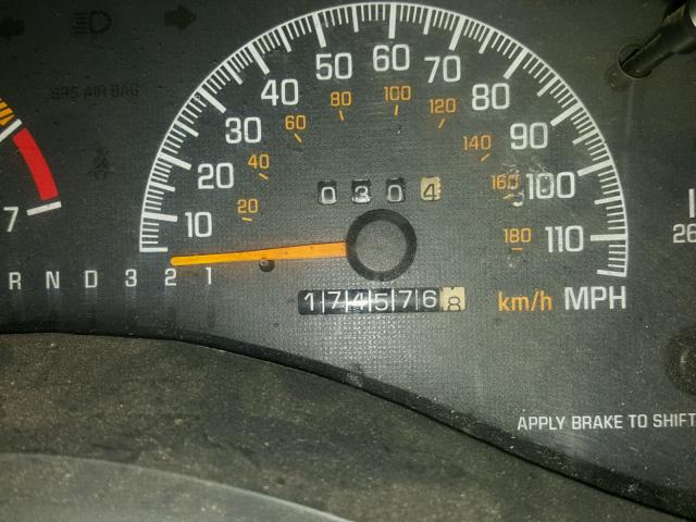 1G2WP52K9YF140935 - 2000 PONTIAC GRAND PRIX MAROON photo 8