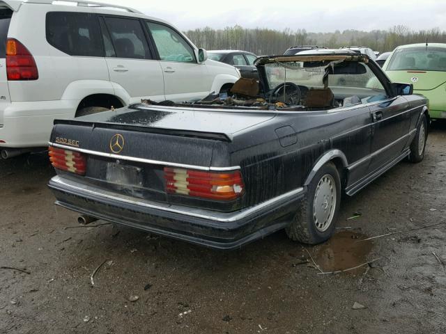 WDB1260441A062190 - 1984 MERCEDES-BENZ 500 SEL BLACK photo 4