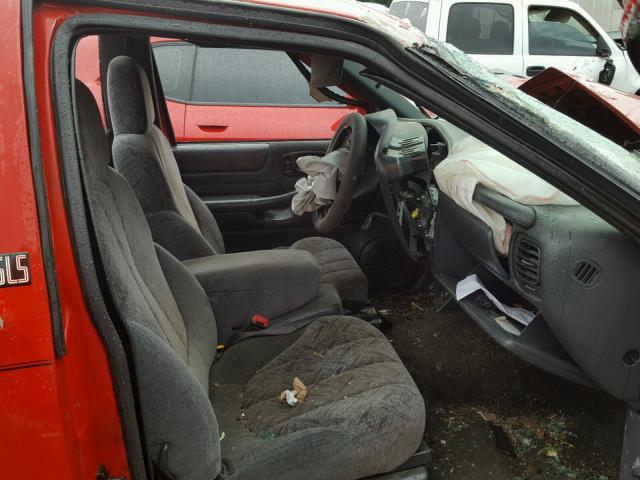 1GTCS14W0Y8153793 - 2000 GMC SONOMA RED photo 5