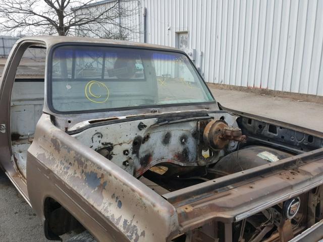 TCY244F704682 - 1974 CHEVROLET C-SERIES BROWN photo 9