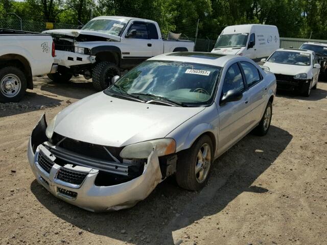 1B3EL46R75N681554 - 2005 DODGE STRATUS SX GRAY photo 2