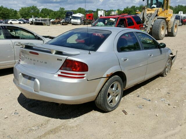 1B3EL46R75N681554 - 2005 DODGE STRATUS SX GRAY photo 4