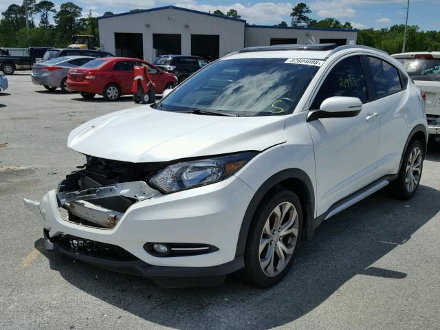 3CZRU5H78GM706001 - 2016 HONDA HR-V EXL WHITE photo 2