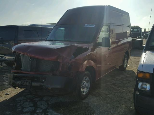 1N6BF0LY1GN815357 - 2016 NISSAN NV 2500 S RED photo 2