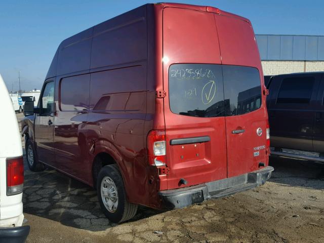 1N6BF0LY1GN815357 - 2016 NISSAN NV 2500 S RED photo 3