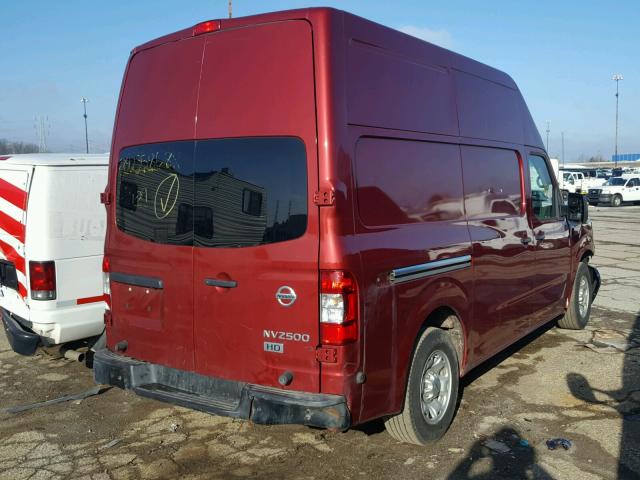 1N6BF0LY1GN815357 - 2016 NISSAN NV 2500 S RED photo 4