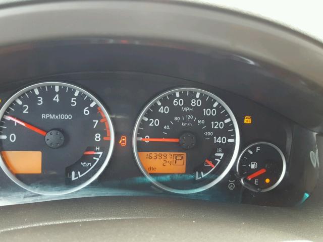 5N1AR18W45C704759 - 2005 NISSAN PATHFINDER BLACK photo 8