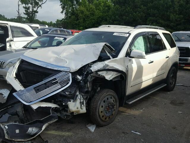 1GKLVMED6AJ130981 - 2010 GMC ACADIA SLT 白色 照片 2